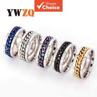 ราคา แหวนสําหรับเปิดขวดเปิดเบียร์ แหวนหมุนได้ลดความดันสําหรับผู้ชาย โซ่สามารถหมุนได้ แหวนเหล็กไทเทเนียมอุปกรณ์เสริมสแตนเลส (28905689329)