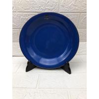 ราคา จานวงรีเซรามิกสีน้ำเงินขอบทอง 23x24cm.GIVENCHY PARIS (รถถัง1) (25762188288)