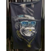 ราคา ผ้าตกแต่งผนังลาย rich monkey hiphop (9644825926)