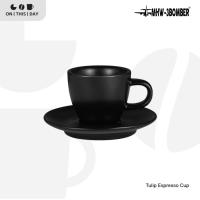 ราคา MHW-3BOMBER Tulip Espresso Cup แก้วกาแฟพร้อมจานรอง แก้วเอสเพรสโซ ขนาด 80 ml (17758241798)