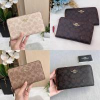 ราคา Coach กระเป๋าตังใบกลาง สีใหม่ (เลือกสีในแชท) (29063329410)