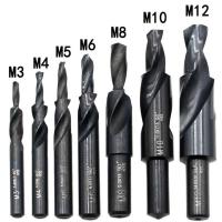 ราคา M3-M12 90/180 Degree HSS6542 Nitride Two Stage Drill Bit Twist Step Chamfer Conutersunk Hole Saw For Steel Iron Copper a (26322180388)