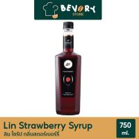 ราคา ลิน ไซรัป กลิ่นสตรอเบอร์รี่ (ขนาด 750 มล.) Lin Fruit Flavored Syrups (Strawberry) (13850539935)