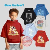 ราคา HNM HM H&M Hoody เสื้อกันหนาวมีฮู้ดแขนสั้นสําหรับเด็กผู้ชาย 3T-10T - พื้นที่ครอบครัว (25870192852)