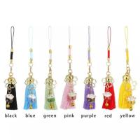 ราคา พวงกุญแจแมวกวักญี่ปุ่น ที่ห้อยโทรศัพท์มือถือ มีสินค้าพร้อมส่ง พู่ กระดิ่ง ดอกซากุระ พู่แดง (15130661366)