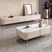 ราคา Lequa.furniture ตู้วางทีวี ตู้วางทีวีหินอ่อน บานเปิด-ปิด และลิ้นชัก จัดส่งฟรี (26235880043)