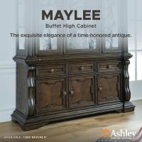 ราคา Ashley ตู้อเนกประสงค์ ทรงสูง รุ่น MAYLEE/181,Buffet High Cabinet (28205360228)