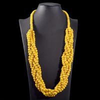 ราคา สร้อยคอ ลูกปัดไม้ ประดับกะลามะพร้าว สไตล์โบฮีเมียน เรโทร สีแดง สําหรับผู้หญิง (23459290886)