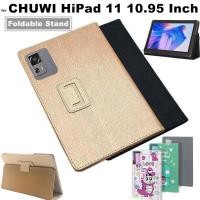 ราคา Flip Case for CHUWI HiPad 11 Tablet 10.95 Inch 2024 Cover Flip Foldable Stand Full Body Protective Case (42603085127)