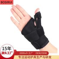 ราคา อุปกรณ์ป้องกันนิ้วกีฬาตัวป้องกันข้อมือคงที่ข้อต่อนิ้วหัวแม่มือปลอกเอ็นปลอกความเครียดสายรัดระบายอากาศป้องกันนิ้ว (56352760212)