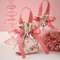 ราคา hotPetals Doorgift Pouch Bag Canvas Floral Bag Flower Goodies Bag Kahwin Wedding Candy Bag (27586513323)