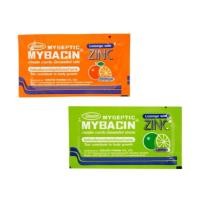 ราคา พร้อมส่งสุดๆ!! Mybacin Zinc มายบาซิน ซิงค์ เม็ดอมผสมซิงค์ รสส้ม และรสมะนาว (1 ซอง = 10 เม็ด) (10225016053)