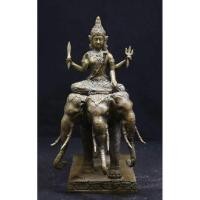 ราคา รูปหล่อ พระอินทร์ทรงช้าง ทรงช้างเอราวัณ วัดสารภี จ.สุพรรณบุรี เนื้อทองเหลือง (23663150508)