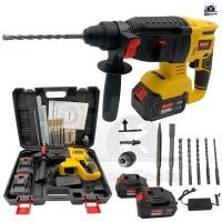 ราคา MOLITA สว่านแบต สว่านโรตารี่ไร้สาย แบตเตอรี่ สว่านกระแทก 26 มม.3ระบบ 399Vแบตเตอรี่ Li-ion 2ก้อน ฟรีแถมอุปกรณ์10ชิ้น รุ่น (11001412988)