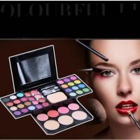 ราคา พาเลทแต่งหน้า PRO MAKE UP PALETTE (39 สี) อายแชโดว์ บรัชออน ลิปสติก แป้งเค้ก ดินสอเขียนขอบตา ในเซ็ตเดียวกัน (3402555335)