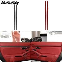 ราคา For Porsche Boxster Cayman 718 982 2016-2022 Carbon Fiber Interior Door Panel strip Car Interior Ac (57252805624)