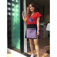 ราคา ผ้ากันเปื้อนพื้นเมืองลายช้าง ลายผ้าทอ (4386311956)