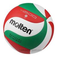 ราคา ลูกวอลเลย์บอล วอลเลย์บอล แข่งขัน molten รุ่น V5M4500 ของแท้100% (ขาวแดงเขียว) (1804591421)