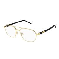 ราคา กรอบแว่นตา GUCCI รุ่น GG1800O 001 sz.56 (Gold-Black-Transparent) (42173086454)