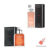 ราคา น้ำหอมแท้ CK Eternity Flame Men EDT / Women EDP 100 ml กลกล่องซีล (40267824583)