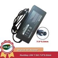 ราคา Huntkey HKA ของแท้18024075-6C เครื่องชาร์จอะแดปเตอร์ AC 24V 7.5A 180W 7.9x5.5 มม.แหล่งจ่ายไฟ (52802378608)