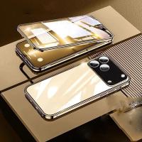 ราคา สําหรับ 17 Pro Max กระจกนิรภัยโทรศัพท์สําหรับ 17 Air 16 15 Pro Max 360° ฝาครอบป้องกันสองด้าน (49301233328)