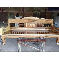 ราคา โซฟา ไม้กว้าง65×200cmงานไม้เนื้อแข็งราคาถูก088-9347597 (21778094636)