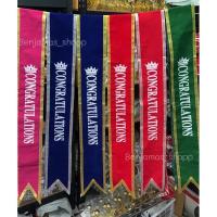 ราคา สายสะพาย ปัจฉิม สายสะพายเรียนจบ congratulations มงกุฎปัจฉิม (15809590521)