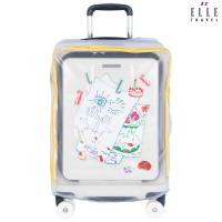 ราคา ELLE 80th Anniversary Sheer Luggage Cover For ELLE Ripple Collection (57752843193)