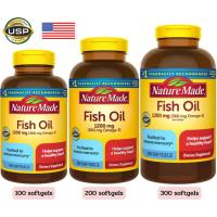ราคา Nature Made Fish Oil 1200 mg น้ำมันปลา ขนาด 100 เม็ด ขนาด 200 เม็ด และขนาด 300 เม็ด (26404878166)