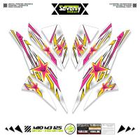 ราคา STRIPING YAMAHA MIO M3 125 MOTIF 17 สติ๊กเกอร์ DECALS YAMAHA MIO I 125 VARIATION OF STICKERS MIO M3/S/Z 125 (50551399966)