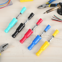 ราคา ขั้วต่อสายไฟหุ้มฉนวนขนาด 22-16 AWG 25 ตัวผู้ และ 25 ตัวเมีย (49200505393)