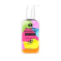ราคา Light rainbow body lotion ไลท์เรนโบว์ บอดี้โลชั่น x10 ผสมกันแดด spf30+++ 250ml. (6788724113)