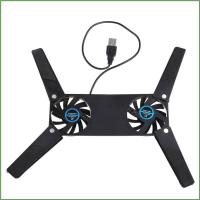 ราคา Folding USB Dual Fan Cooler Rotatable Cooling Pad Stand For PC Computer Laptop N (41950959348)