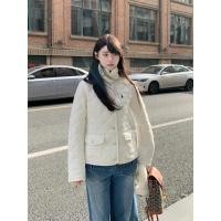 ราคา ralph lauren Autumn and Winter Diamond Grid Women's Casual Cotton Jacket Coat (51952704781)