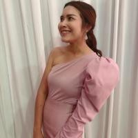 ราคา เสื้อสีชมพูแขนทรงหมูแฮม (7410398475)