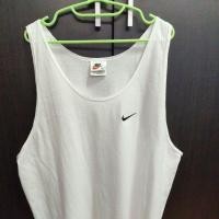 ราคา เสื้อกล้ามสีขาว Nike ป้ายเก่า สวูชปักเดี่ยวสีดำ (26729974119)