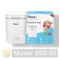 ราคา ลด10% โค้ด DDXDECW4 Pureen เพียวรีน Sterilizer&Dryer เครื่องนึ่งขวดนมพร้อมอบแห้ง [ รุ่น BDS-03 ] (15920599629)