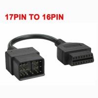 ราคา 17Pin ถึง 16Pin OBD2 สาย OBD เครื่องสแกนเนอร์รถยนต์ OBD2 Connector อะแดปเตอร์ OBD2 เครื่องมือวินิจฉัยสําหรับ Toyota OBD2 ซ็อกเก็ต Moto Connector รถจักรยานยนต์สายวินิจฉัย (16099339912)