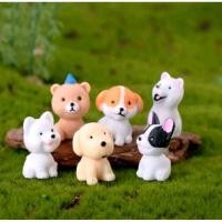 ราคา (สินค้าพร้อมส่งในไทย) แก๊งน้องหมาตัวจิ๋ว ตุ๊กตาแต่งสวน แต่งบ้าน (25413979004)