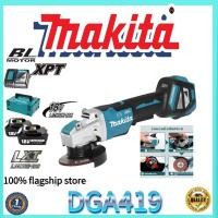 ราคา 【แฟล็กชิปสโตร์ 100%】สั่งซื้อและรับแบตเตอรี่สองก้อน MAKITA DGA419 เครื่องทําลายเอกสารไร้สาย 18 โวลต์ 4 นิ้ว [COD] (27863570060)