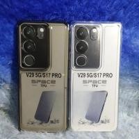 ราคา Original Space Transparent Soft Case Vivo V29 5G/S17 Pro 5G Silicone+Protec Camera Clear Black (51651643730)