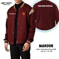 ราคา MANCHESTER UNITED SERIES BASEBALL JACKET CUSTOM STRONG SCREEN PRINTING ใหม่ล่าสุด (44474768966)
