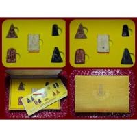 ราคา พsะเครื่องเบญจภาคี ภ.ป.s. เนื้อผง ครบชุด 5 พิมพ์ ฉลองสิsิsาชสมบัติครบ 60 ปี พ.ศ. 2549 (40970023093)