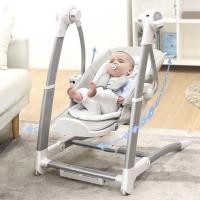 ราคา เปลไกวอัตโนมัติ เก้าอี้ทานข้าวSmart Swing High chair 3 in 1 มาพร้อมรีโมท พร้อมส่ง (11925111239)