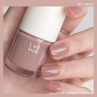 ราคา อ่อนโยนสีนู้ด Lellmoll Lellmoll ยาทาเล็บ สีชานม 2025 เนื้อสีชมพู ไม่อบ ติดทนนาน ไม่ลอก (56101020944)