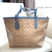 ราคา พร้อมส่ง Coach CITY ZIP TOTE IN SIGNATURE (COACH F58292) (7237131901)