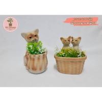 ราคา กระถางเซรามิก | กระถางต้นไม้ แมวลายวิเชียรมาศ (ไม่เคลือบ) (11244504486)