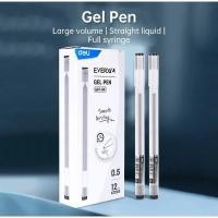 ราคา DELI GEL PEN BLACK BLUE INK GEL PEN 0.5MM DELI LIQUID BALLPIN BLACK BLUE INK COLOR (24862917869)