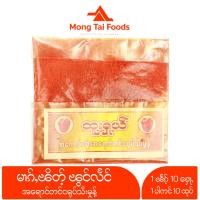ราคา พริกป่นพม่า မၢၵ်ႇၽိတ်ႉၽွင်လႅင် အရောင်တင်ငရုပ်သီးမှုန့် พริกผงแดง พริกแดงป่น ผงปรุงรส อาหารไทยใหญ่ อาหารพม่า mongtaifoods (9813166702)